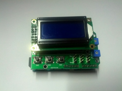 Connect with LCD module